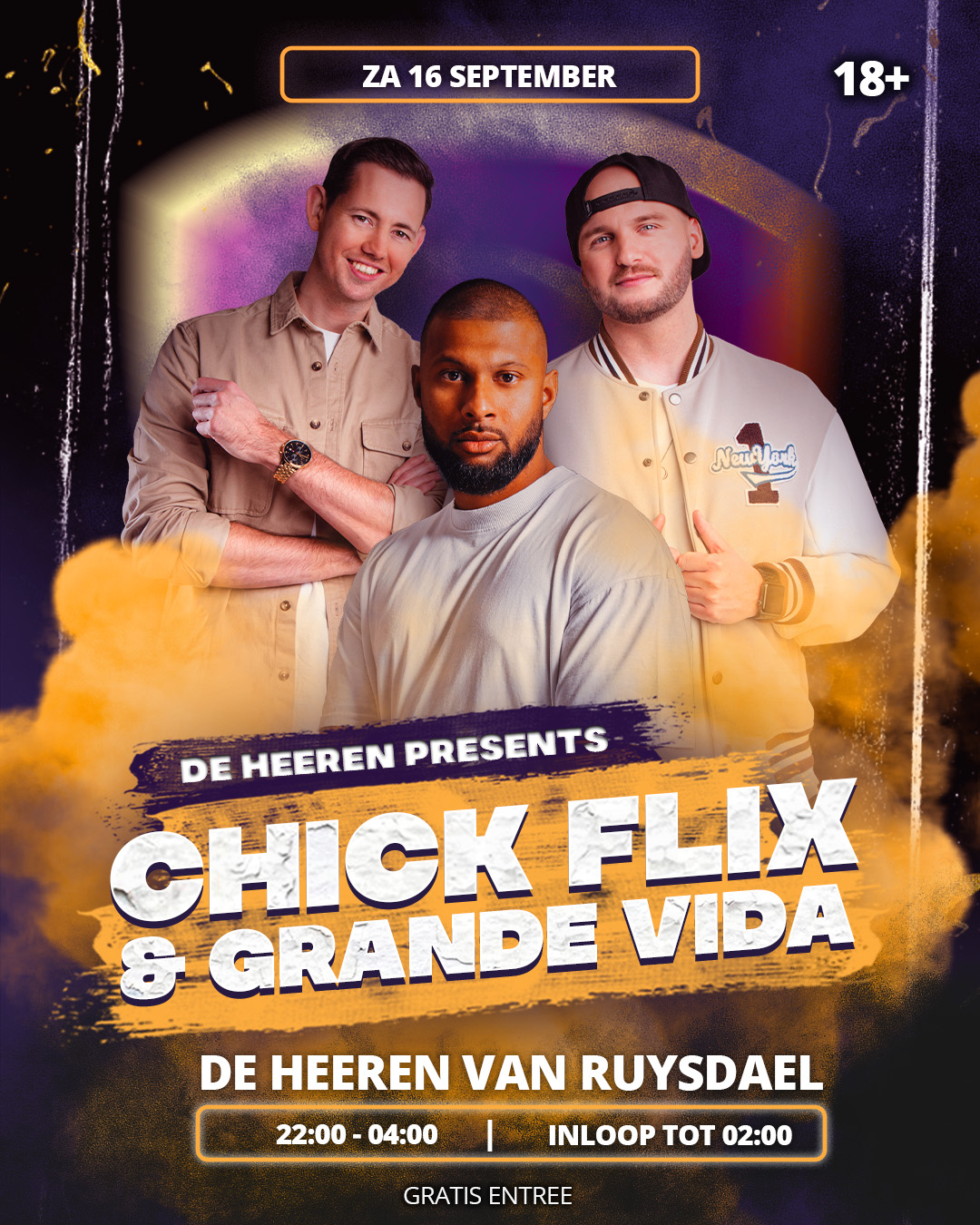 Event flyer ontwerp