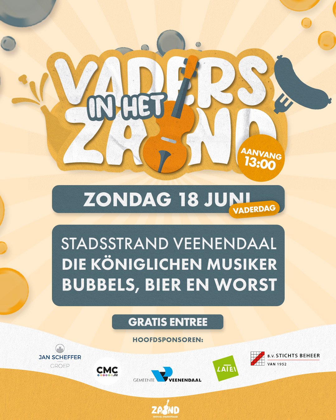 Zand Papas in het Zand ontwerp
